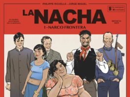 Couverture [BD] La Nacha T1 – La Reine du Crime, de Philippe Richelle & Jorge Miguel (Glénat)
