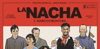 Couverture [BD] La Nacha T1 – La Reine du Crime, de Philippe Richelle & Jorge Miguel (Glénat)