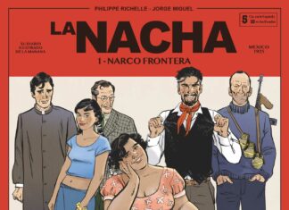 Couverture [BD] La Nacha T1 – La Reine du Crime, de Philippe Richelle & Jorge Miguel (Glénat)