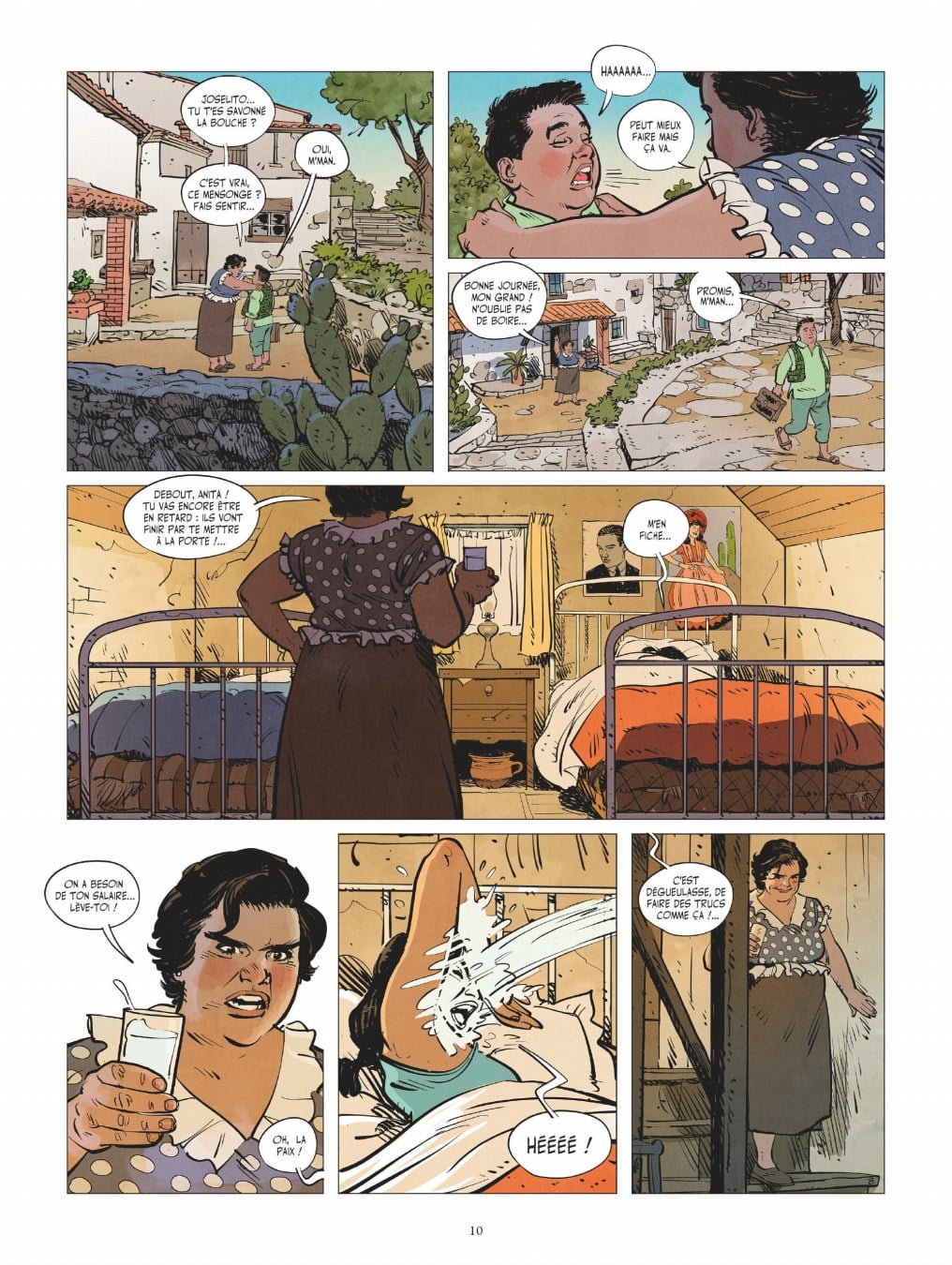 Planche intérieure La Nacha T1 Richelle Jorge Miguel Glénat