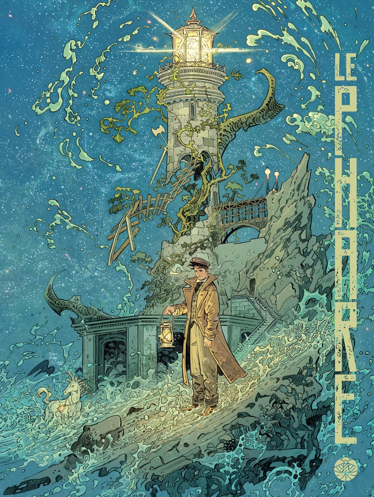 Couverture Le Phare anthologie Astrolabe Bilquis Evely
