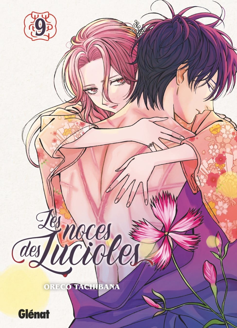 Couverture Les Noces des lucioles T9 Oreco Tachibana Glénat Manga