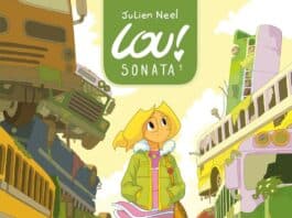 Couverture Lou ! Sonata T3 Cartes sur table Julien Neel Glénat