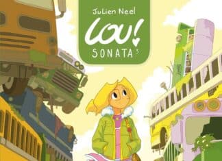 Couverture Lou ! Sonata T3 Cartes sur table Julien Neel Glénat