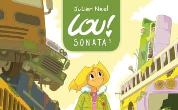 Couverture Lou ! Sonata T3 Cartes sur table Julien Neel Glénat