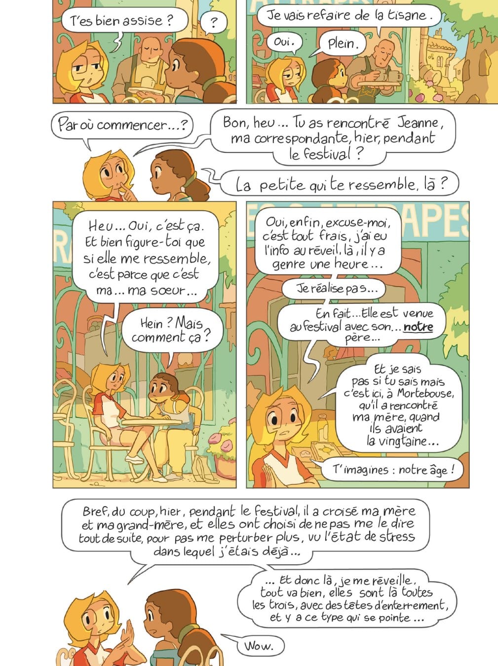 Planche intérieure Lou ! Sonata T3 Julien Neel Glénat