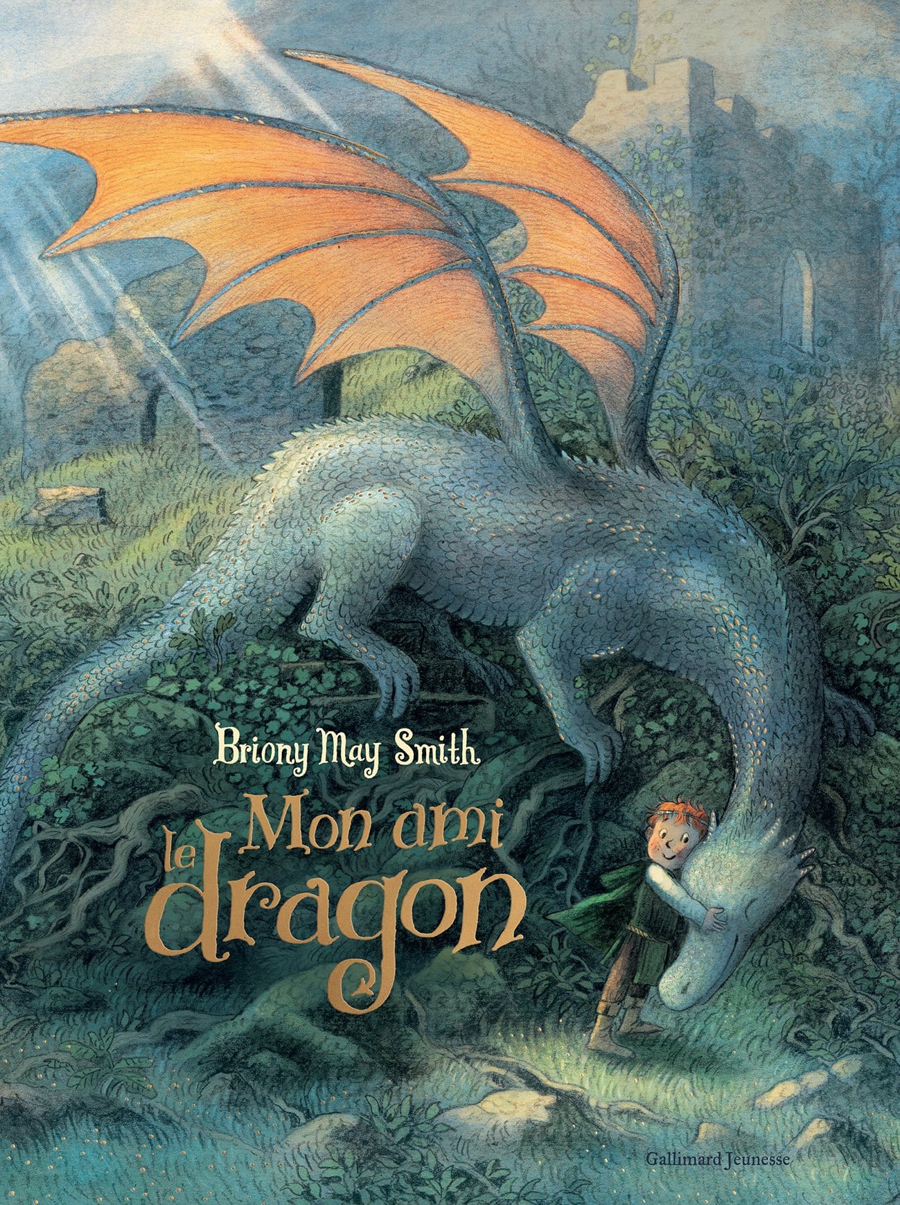Couverture Mon ami le dragon Briony May Smith Gallimard Jeunesse