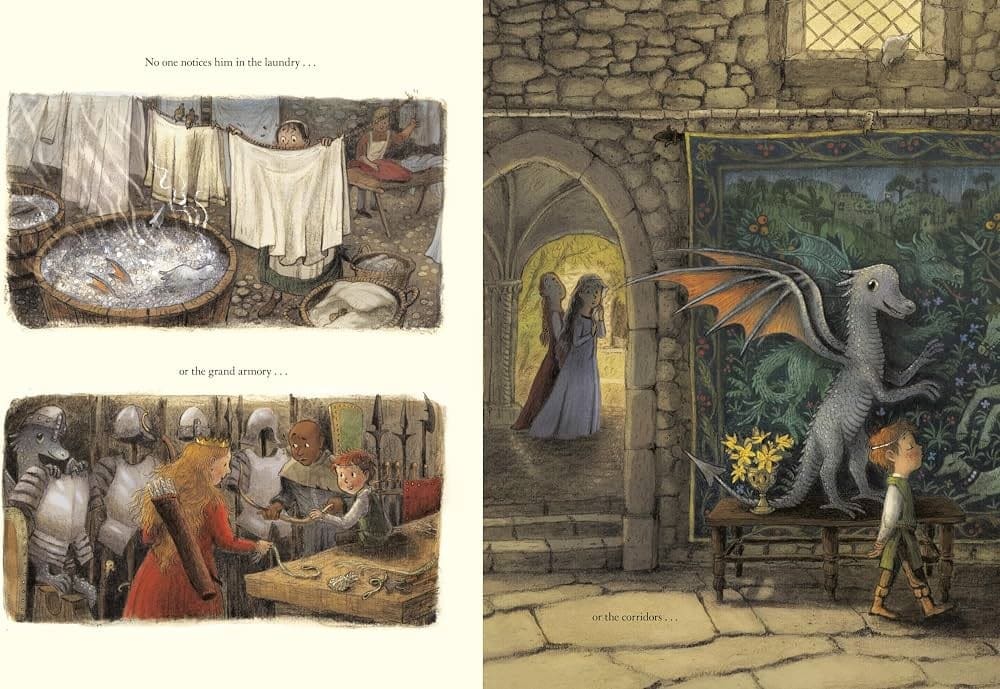 Planche intérieure Mon ami le dragon Briony May Smith Gallimard Jeunesse