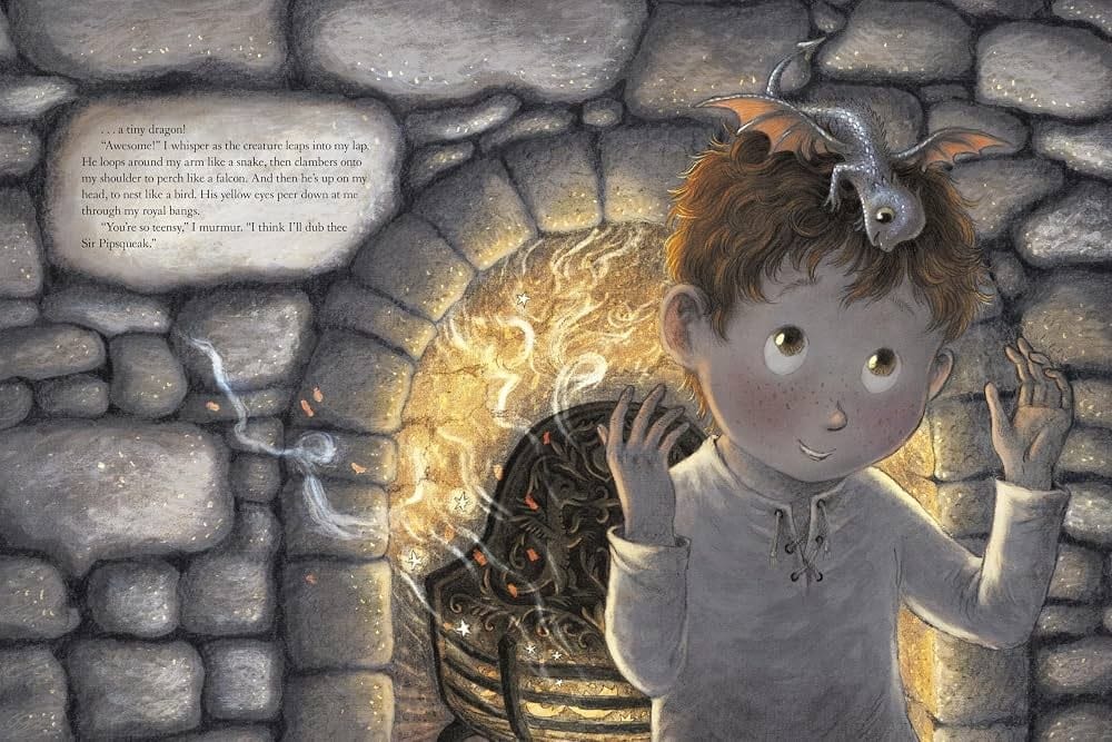 Planche intérieure Mon ami le dragon Briony May Smith Gallimard Jeunesse