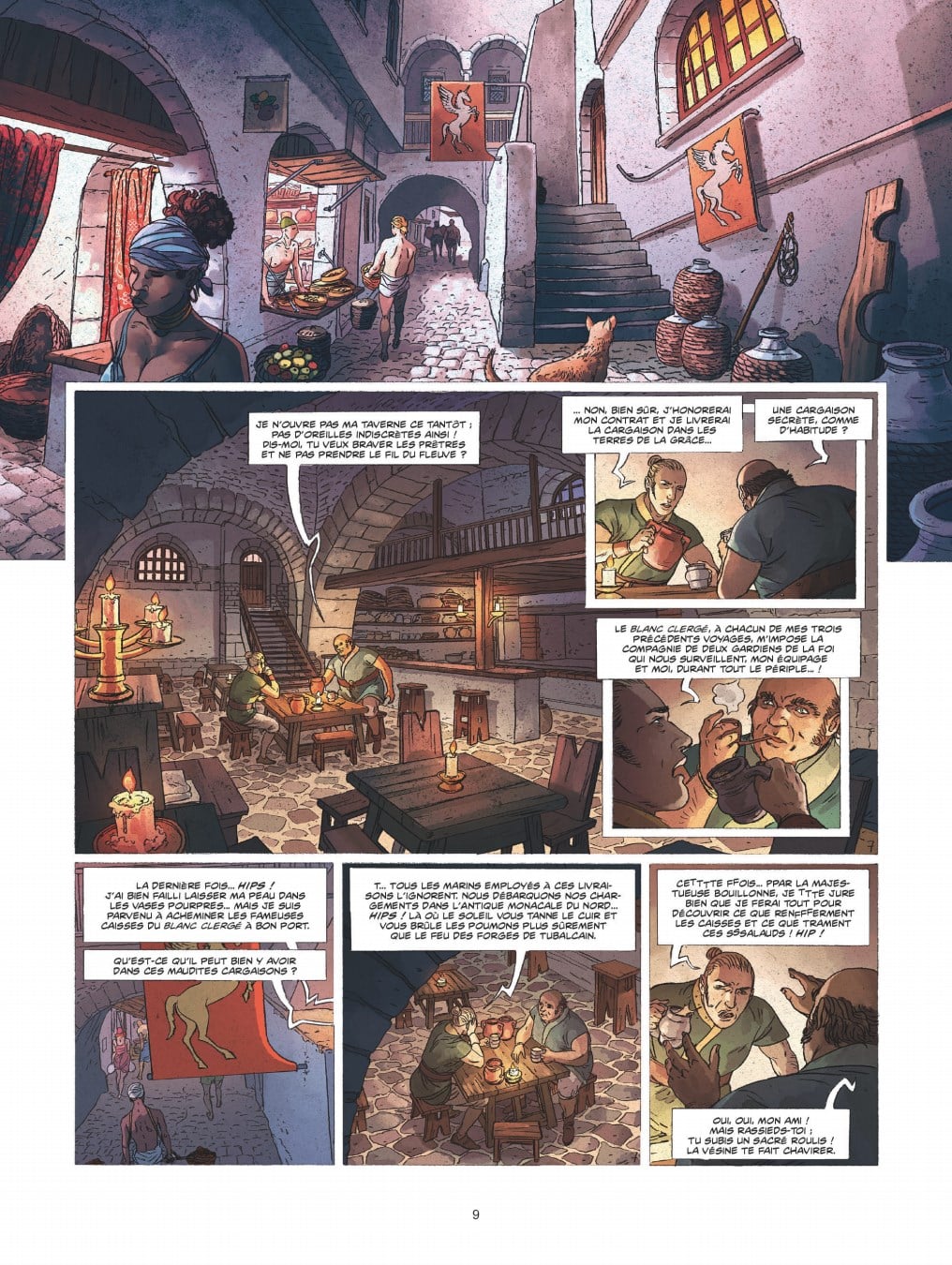 Planche intérieure Obscurantis T1 Convard Falque Glénat