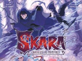 Couverture [BD] Skara, chasseuse de monstres T3 – Asvar Brume-de-Fer, de Jérôme Le Gris & Letizia Depedri (Glénat)