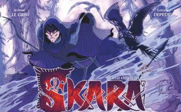 Couverture [BD] Skara, chasseuse de monstres T3 – Asvar Brume-de-Fer, de Jérôme Le Gris & Letizia Depedri (Glénat)