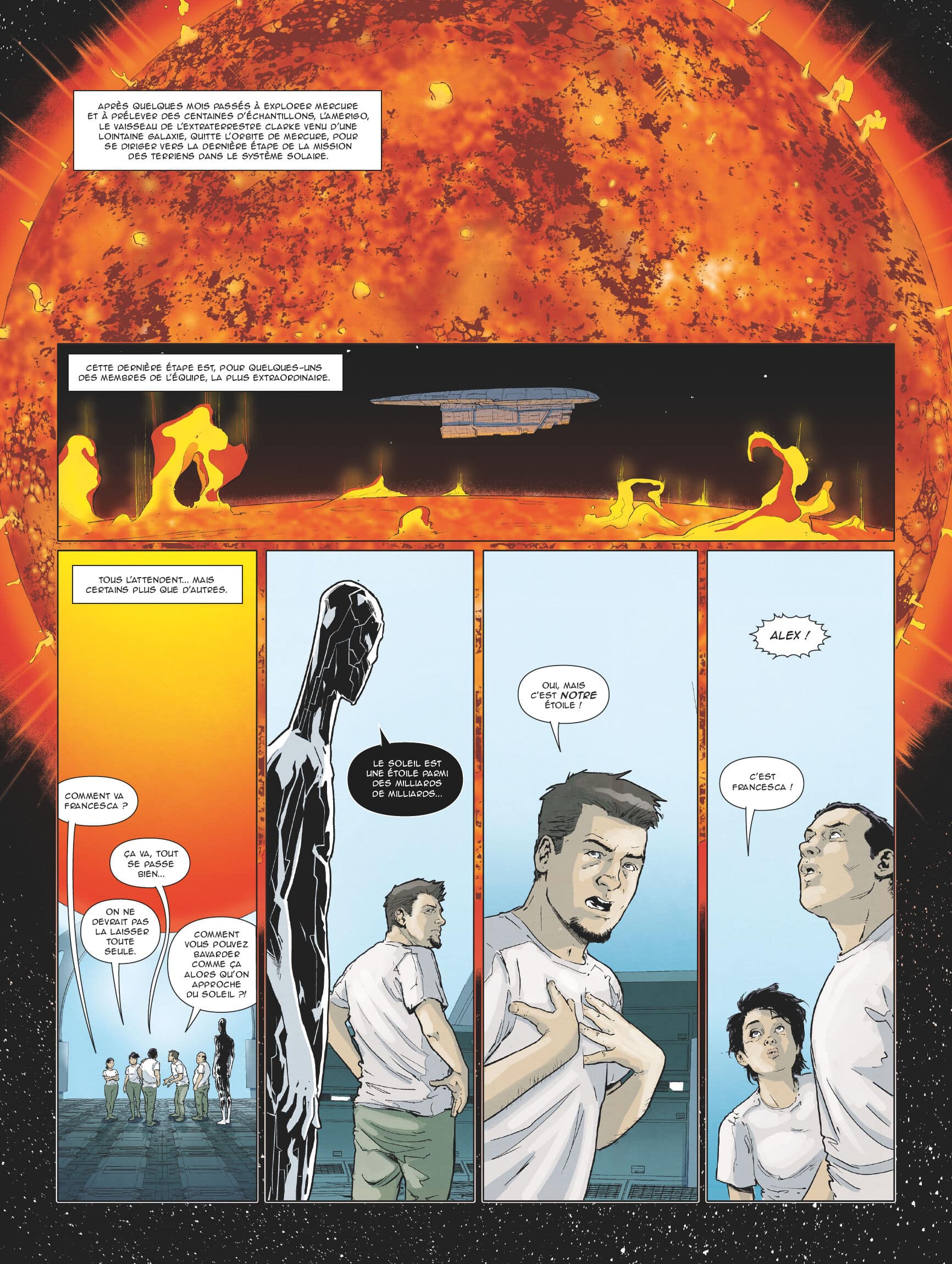Planche intérieure Système solaire T8 Soleil Lecigne Dallocchio Glénat