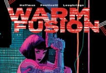 Couverture [COMICS] Warm Fusion, de Scott Hoffman, Sam Stewart & Alberto Ponticelli (Delcourt – Contrebande)
