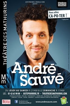 André Sauvé au théâtre des Mathurins