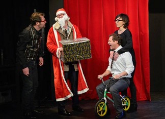 Noël au Balcon au Café de la Gare, mise en scène par Gilles Dyrek