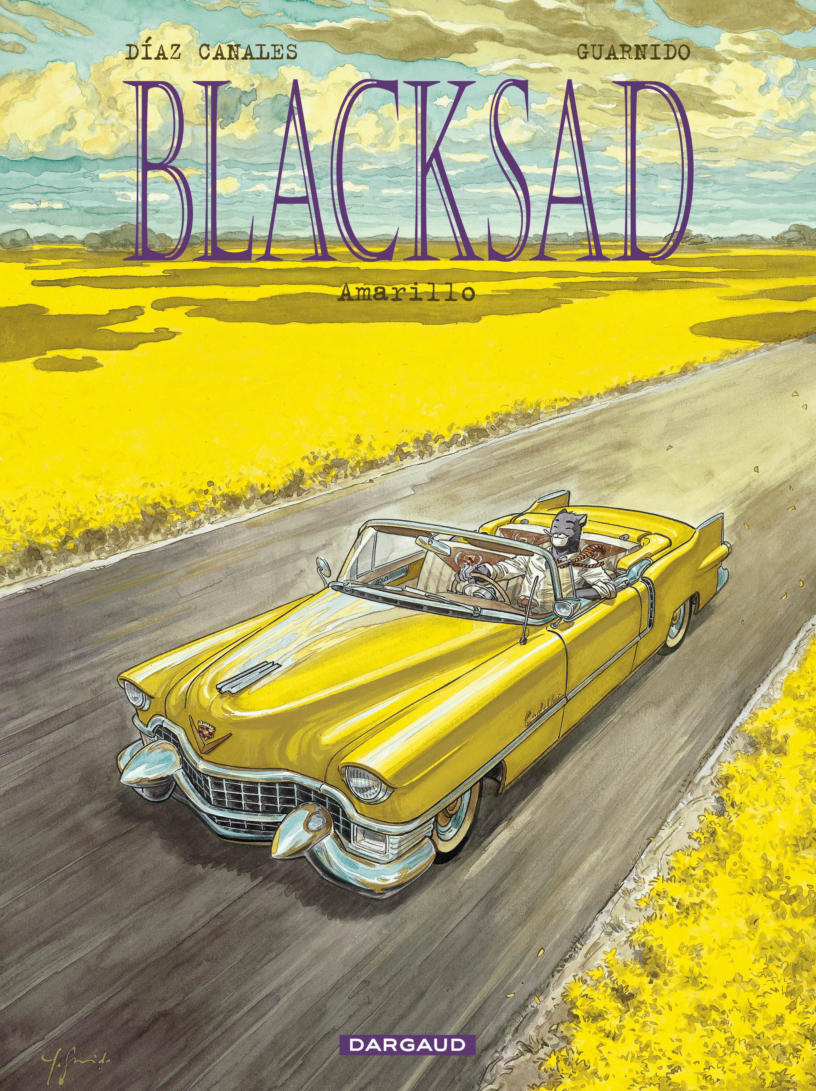 Découvrez les premières planches de Amarillo, 5ème album de Blacksad (Dargaud)