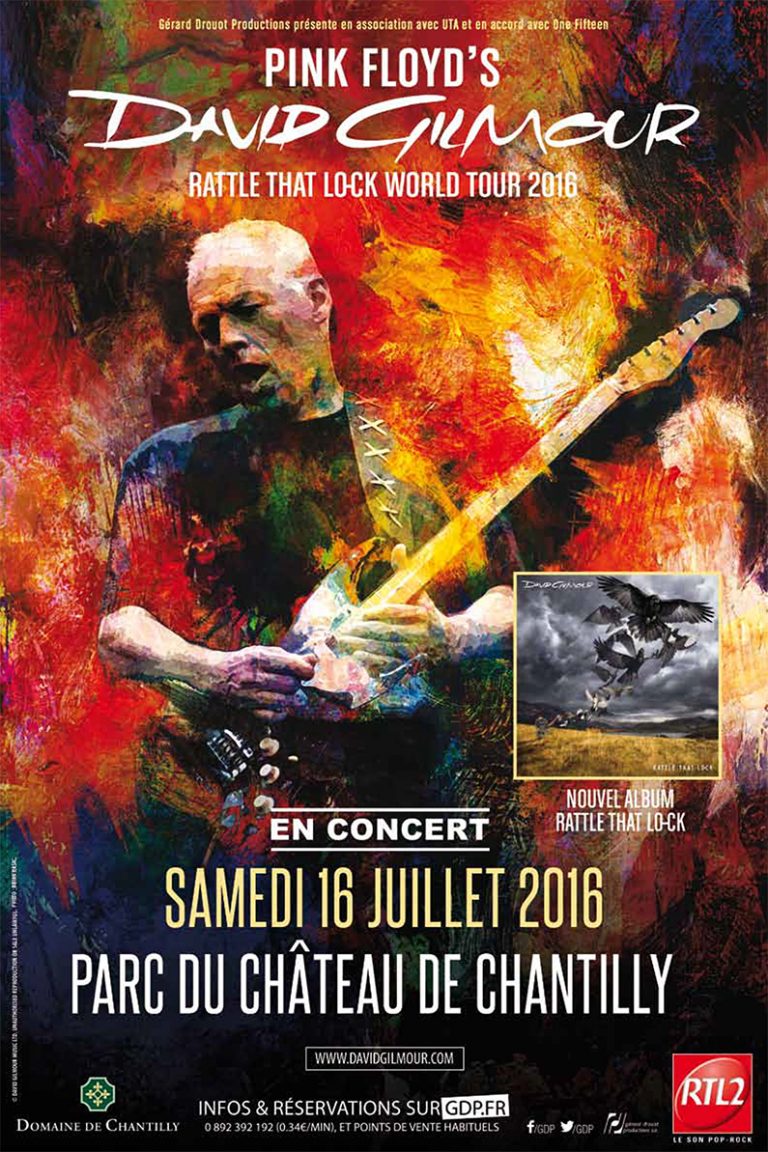 David Gilmour fait chavirer la foule à Chantilly