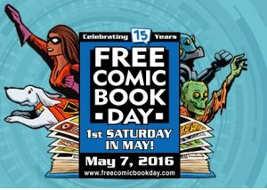 Free Comic Book Day 2016 : des comics gratuits toute la journée