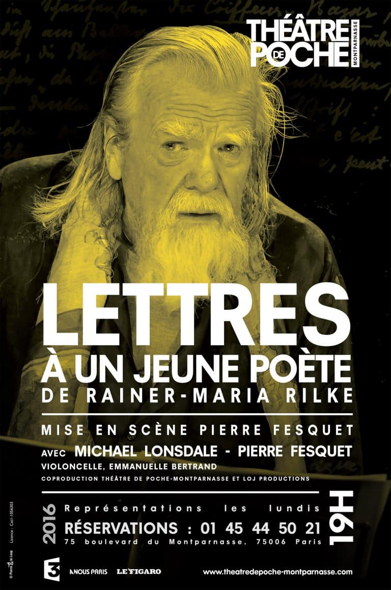 Michael Lonsdale ressuscite Reiner-Maria Rilke au Théâtre de Poche Montparnasse