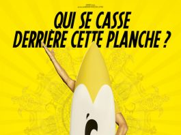 Qui se casse derrière cette planche ?