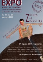 Expo Zigues et Ziguettes, octobre 2015, à La Rochelle