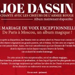 Joe Dassin, avec les Chœurs de l'Armée Rouge