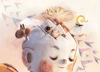 L’Homme Montagne, une BD de Séverine Gauthier et Amélie Fléchais (Delcourt jeunesse)