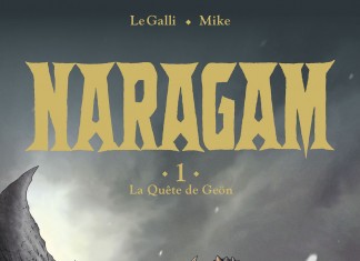 Naragram, tome 1 : un comics Michaël Le Galli et Maki (Delcourt) Naragram tome 1 couv