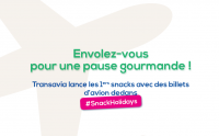 Comblez votre soif de voyage par une pause snack avec Transavia (#SnackHolidays)