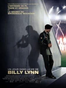 Un jour dans la vie de Billy Lynn affiche film ; Joe Alwyn